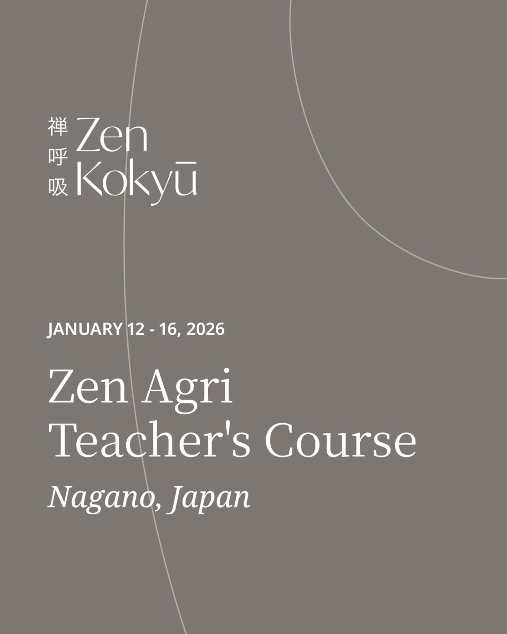 Zen Agri Teacher's Course